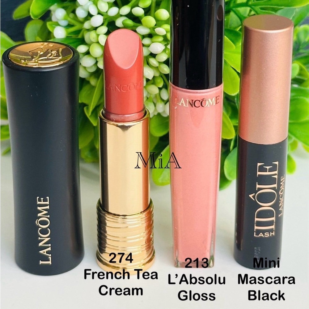 Lancôme Lipstick , Lip Gloss & Mascara (3pcs - Value $70)